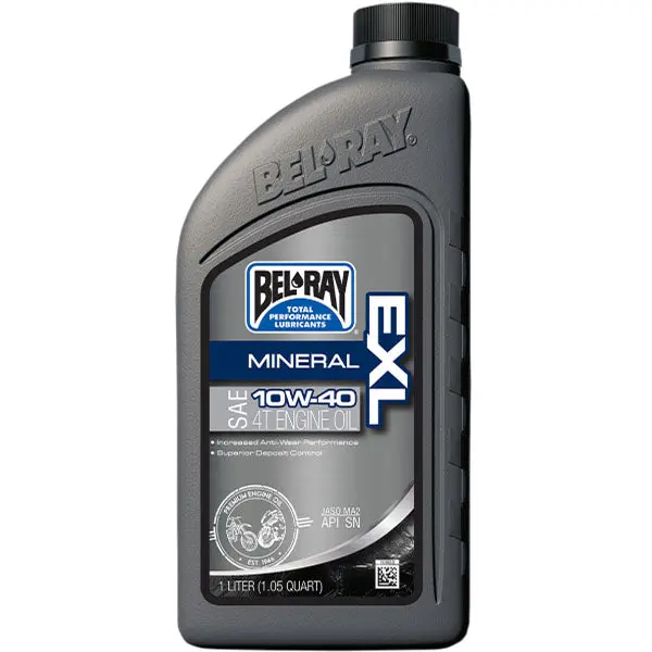 Bel-Ray EXL 10W-40 Mineral 4T Motorcycle Oil - High Performance Engine Oil bel ray exl 10w 40 mineral 4t 0 1750486555 - BTOSPORTS