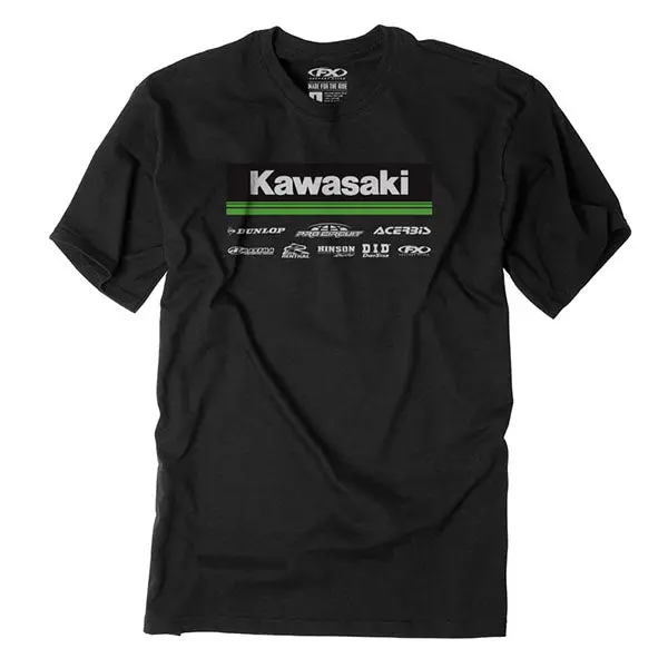 Factory Effex Kawasaki Authentic Racing Tee - Motorsport Style factory effex kawasaki authent 0 1750486259 - BTOSPORTS