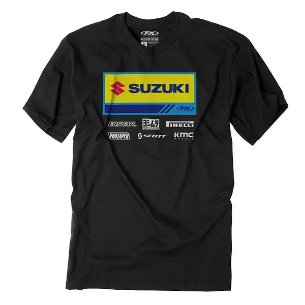 Factory Effex Suzuki Motocross Racing Tee - Official Gear factory effex suzuki motocross 0 1750479599 - BTOSPORTS