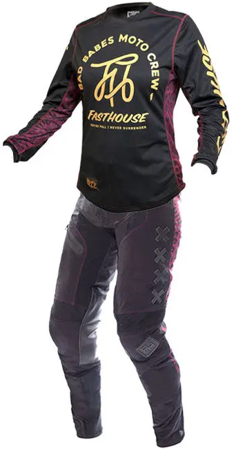 Fasthouse Grindhouse Golden Script Wrestling Outfit | Stylish Jersey & Pant Combo fasthouse grindhouse golden sc 0 1750482580 - BTOSPORTS