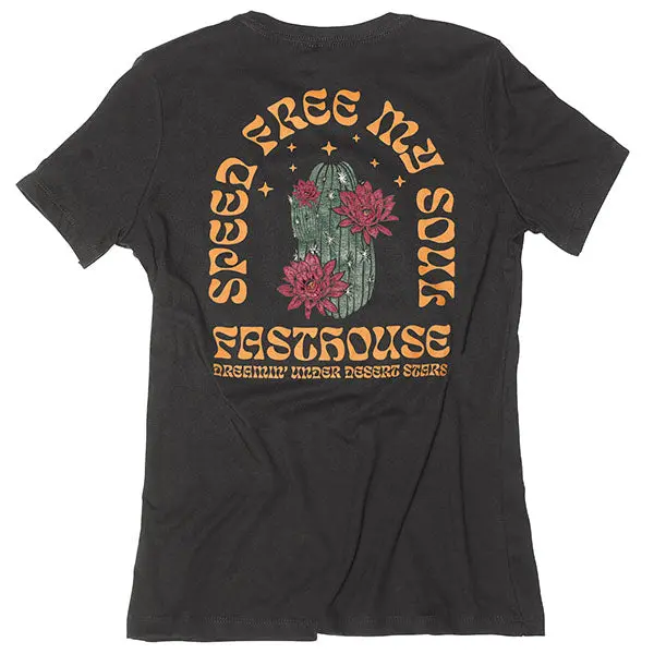 Fasthouse Women’s Desert-Stars V-Neck Tee | Stylish & Comfortable T-Shirt fasthouse womens desert stars 0 1750483087 - BTOSPORTS