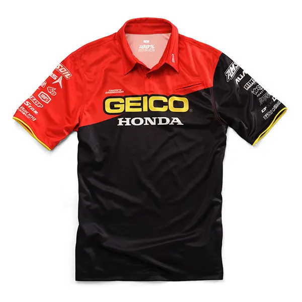 Geico Honda Racing Team Pit Crew Shirt – Official Performance Tee geico honda racing team pit cr 0 1750478686 - BTOSPORTS