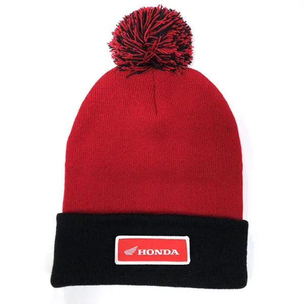 Honda Motorcycle Beanie - Pom Style by Factory Effex honda motorcycle beanie pom st 0 1750479462 - BTOSPORTS