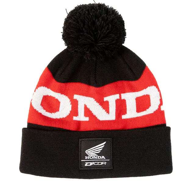 Honda Striped Knit Beanie - Stylish & Warm by D'Cor Visuals honda striped knit beanie styl 0 1750484899 - BTOSPORTS