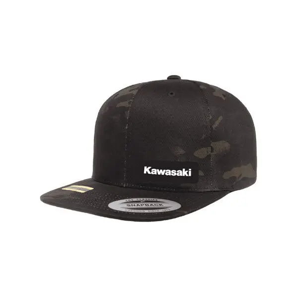 Kawasaki Motorcycle Camo Snapback Cap by Factory Effex kawasaki motorcycle camo snapb 0 1750479693 - BTOSPORTS