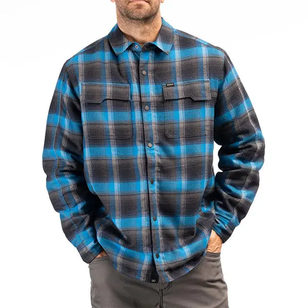 Klim Bridger Fleece-Lined Flannel Shirt - Men's Warm klim bridger fleece lined flan 0 1750486184 - BTOSPORTS
