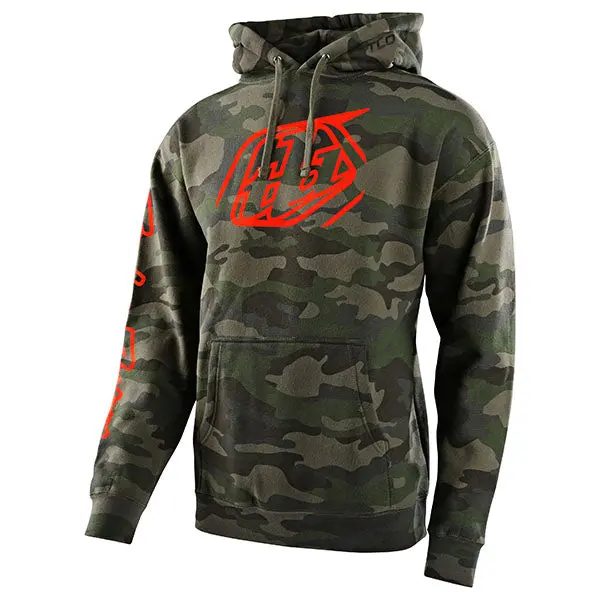 Premium Cropped Camo Hoodie by Troy Lee Designs | Badge Pullover premium cropped camo hoodie by 0 1750479310 - BTOSPORTS