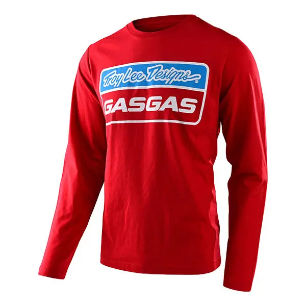 Troy Lee Designs GasGas Motocross Team Long-Sleeve T-Shirt troy lee designs gasgas motocr 0 1750479612 - BTOSPORTS