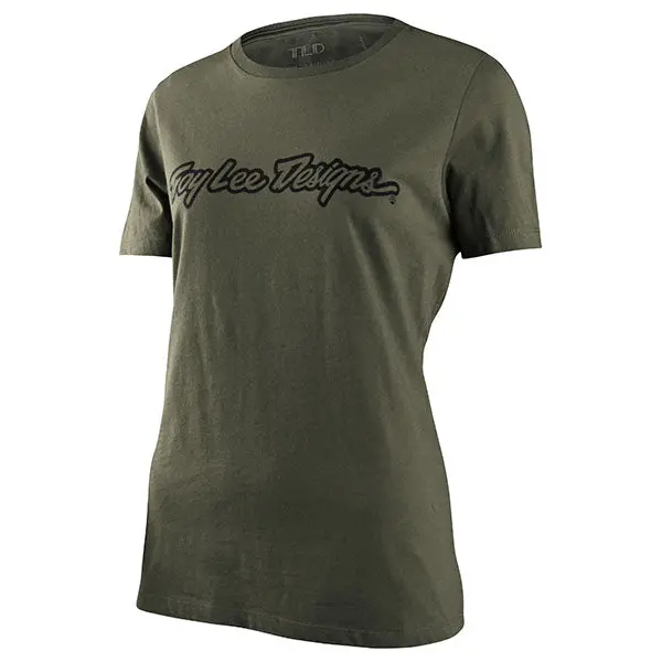 Troy Lee Women's Moto Signature Tee - Soft Premium Cotton troy lee womens moto signature 0 1750479456 - BTOSPORTS