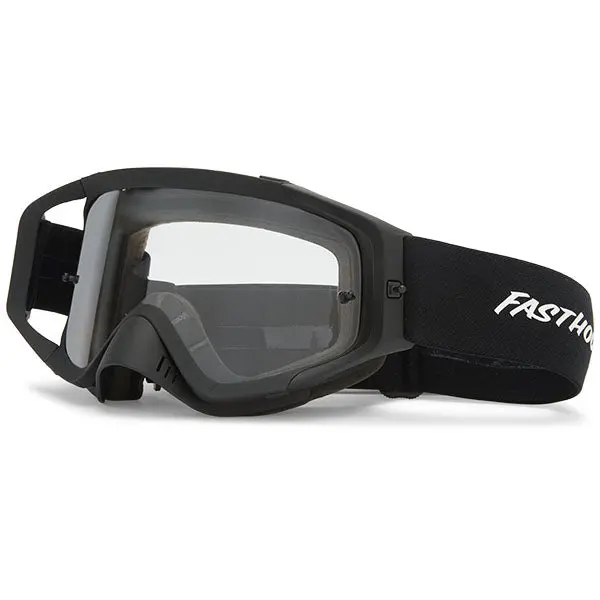 VonZipper Fasthouse Porkchop Rally Motocross Goggles - Black Clear Lens vonzipper fasthouse porkchop r 0 1750478864 - BTOSPORTS