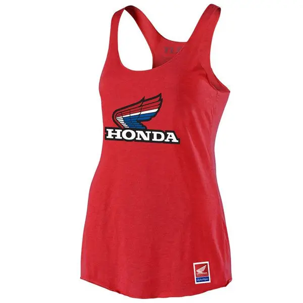 Women’s Honda Retro Graphic Tank Top by Troy Lee womens honda retro graphic tan 0 1750479099 - BTOSPORTS